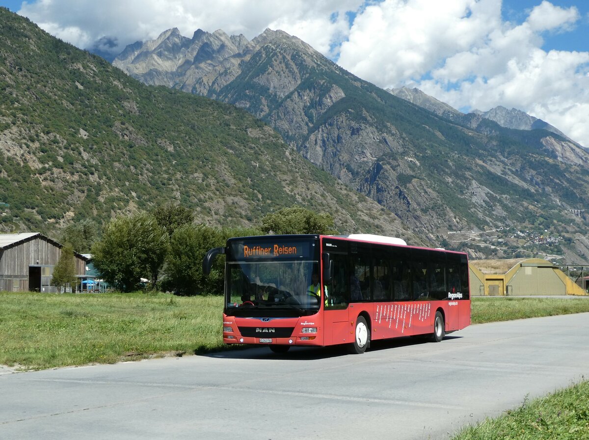 (239'410) - Ruffiner, Turtmann - VS 242'780 - MAN am 21. August 2022 in Turtmann, Flugplatz