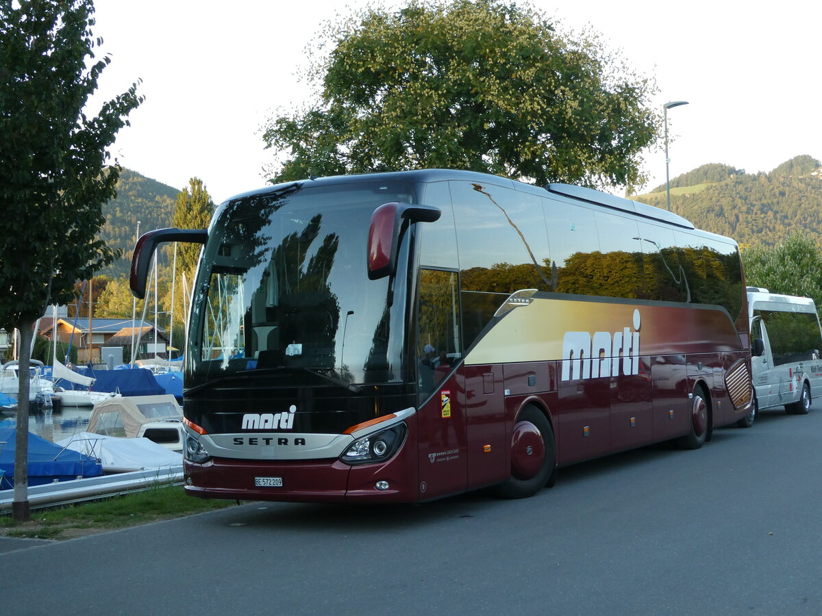 (239'452) - Marti, Kallnach - Nr. 9/BE 572'209 - Setra am 23. August 2022 in Thun, Strandbad