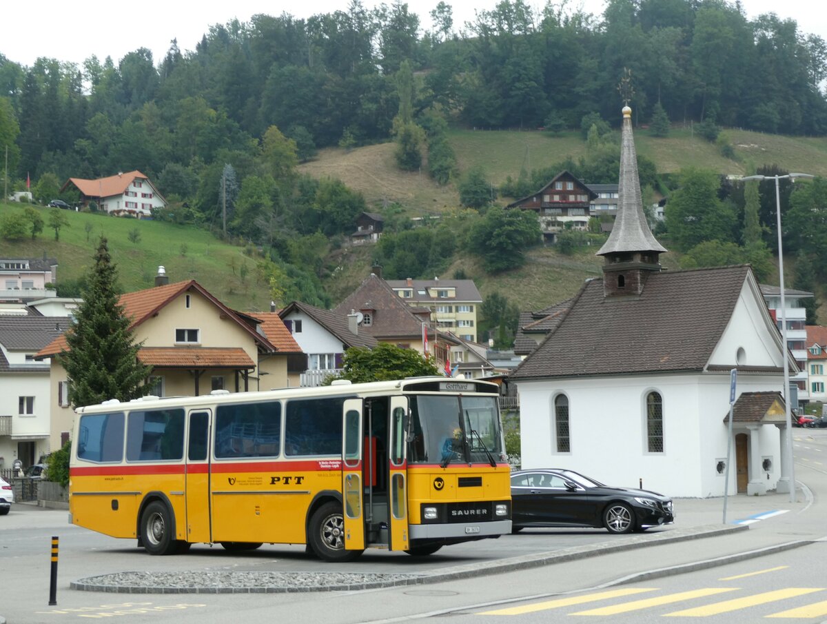 (239'751) - Roth, Zrich - SH 36'376 - Saurer/Tscher (ex Looser, Elm; ex Mattli, Wassen) am 28. August 2022 in Wolhusen, Markt