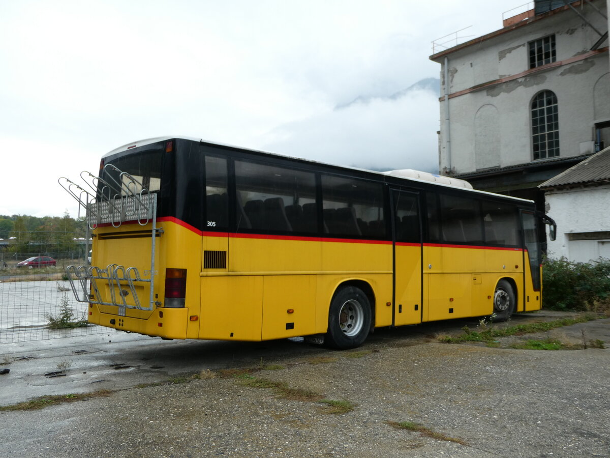 (240'699) - Evquoz, Erde - (VS 3291) - Volvo am 8. Oktober 2022 bei St-Maurice