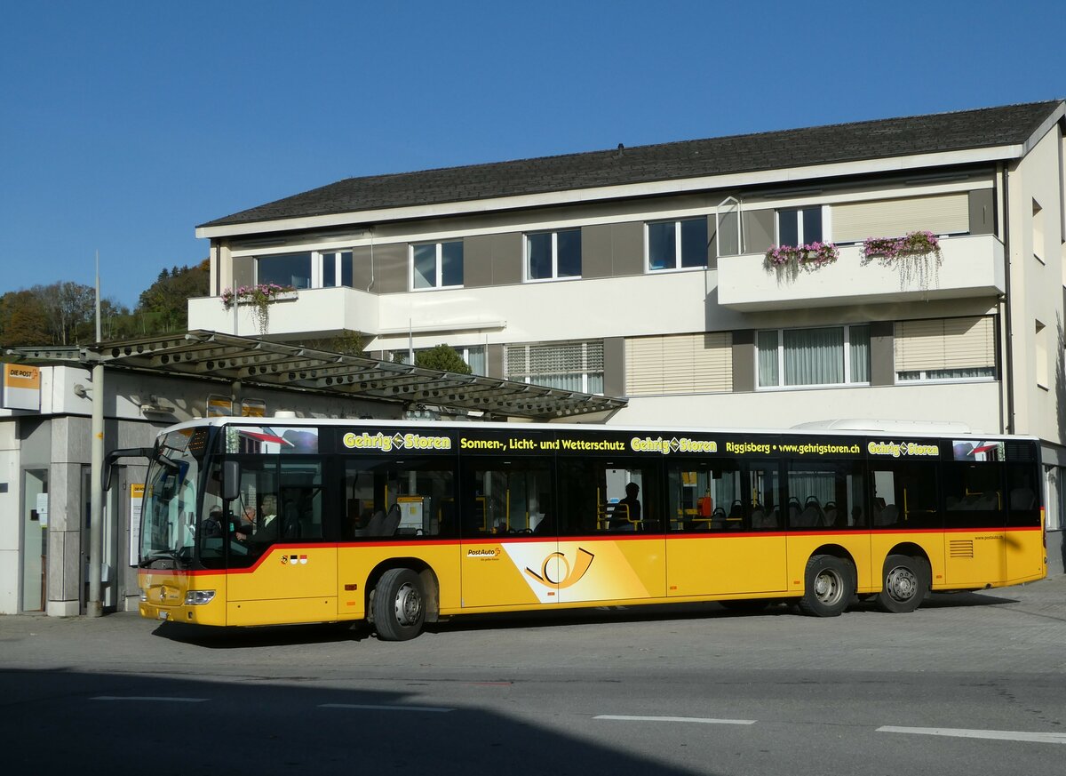 (241'888) - Engeloch, Riggisberg - Nr. 5/BE 447'403 - Mercedes (ex AVA Biel Nr. 3) am 28. Oktober 2022 in Riggisberg, Post