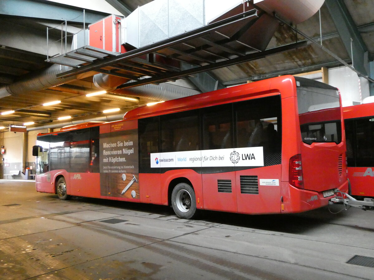 (243'335) - AFA Adelboden - Nr. 97/BE 823'927 - Mercedes am 30. November 2022 in Adelboden, Busstation