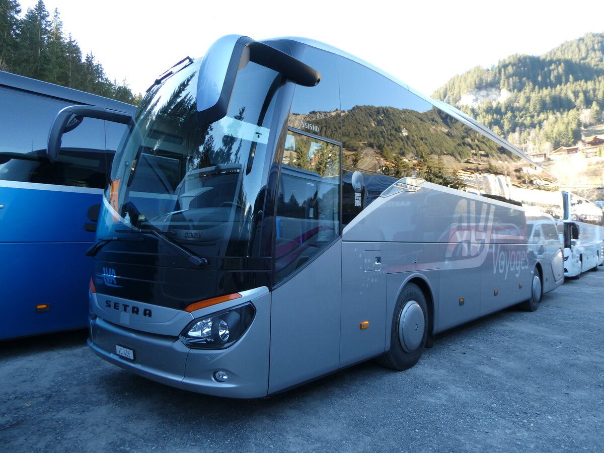 (244'792) - AVJ Les Bioux - VD 406 - Setra am 7. Januar 2023 in Adelboden, ASB 