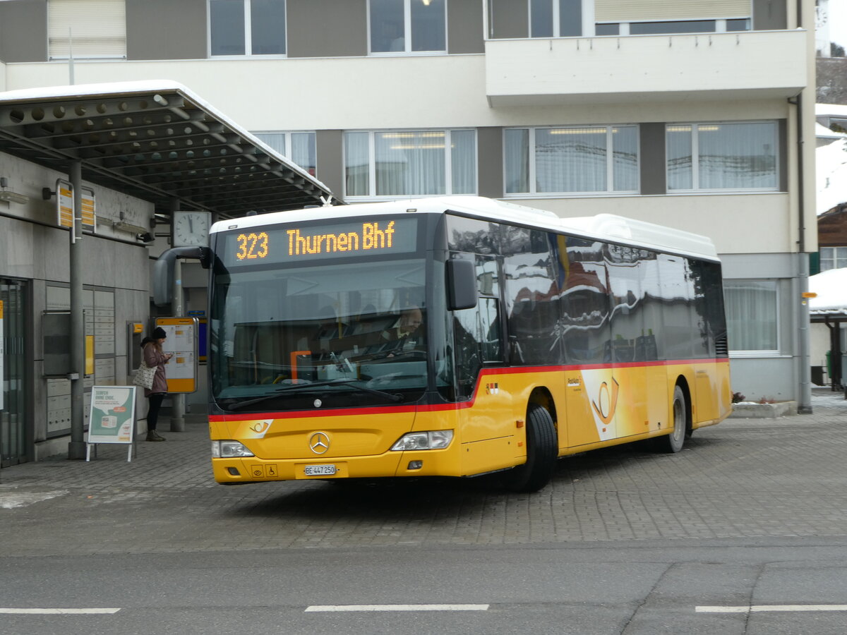 (245'273) - Engeloch, Riggisberg - Nr. 1/BE 447'250/PID 5579 - Mercedes am 23. Januar 2023 in Riggisberg, Post