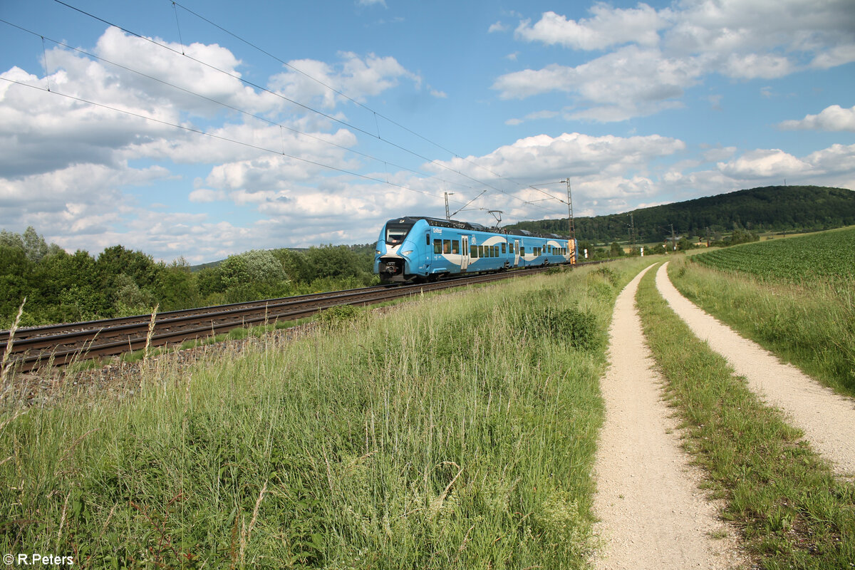 2463 024-4 als RE80 57070 von Treuchtlingen - Würzburg zwischen Treuchtlingen und Wettelsheim. 10.06.24