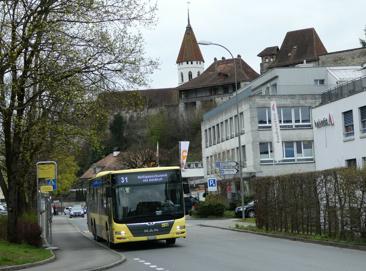 (247'988) - STI Thun - Nr. 600/BE 849'600 - MAN am 3. April 2023 in Thun, Spital