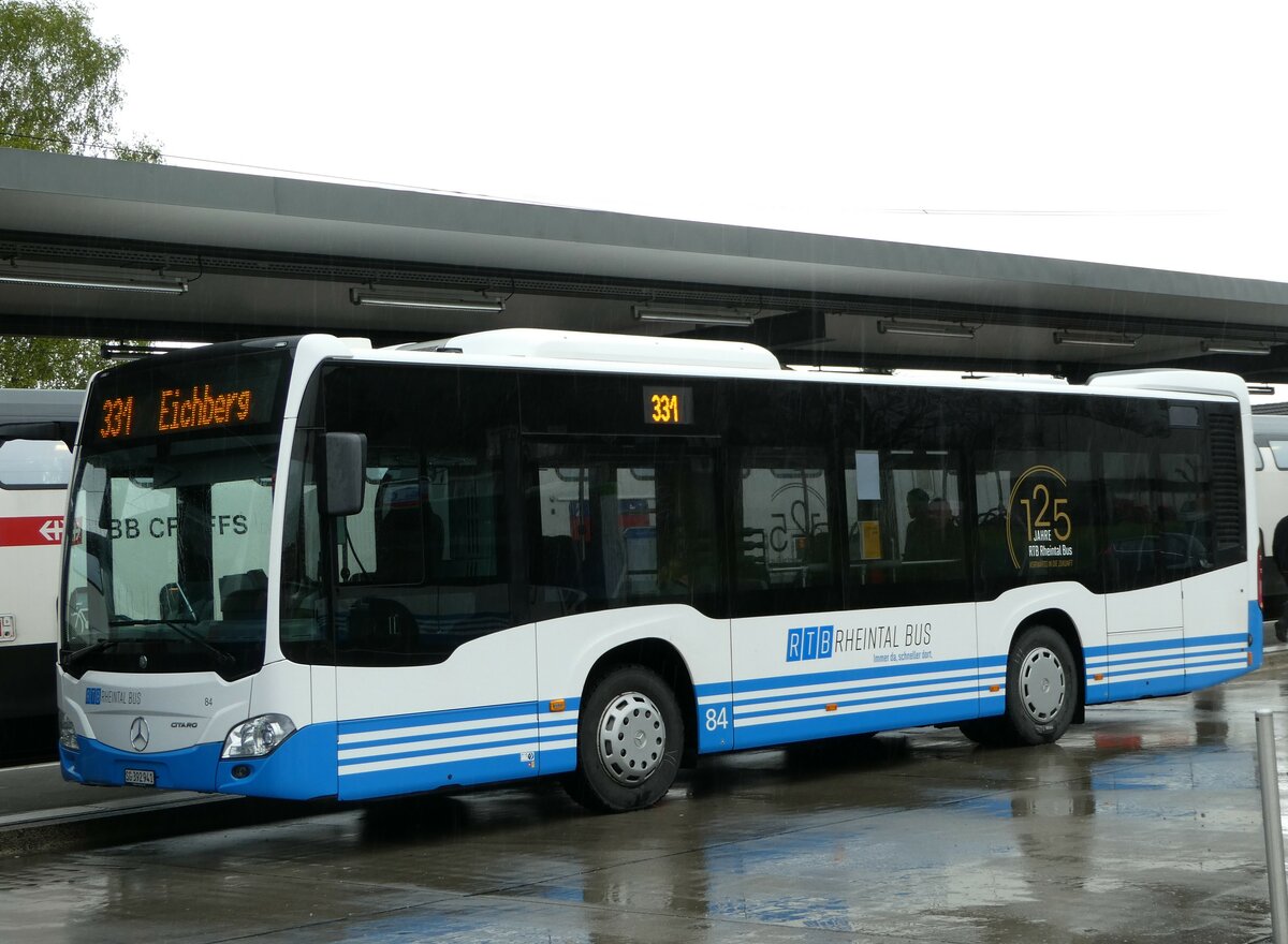 (249'089) - RTB Altsttten - Nr. 84/SG 392'941 - Mercedes am 25. April 2023 beim Bahnhof Altsttten