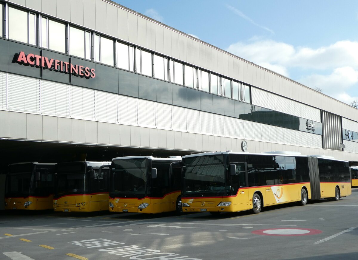 (250'133) - PostAuto Bern - Nr. 5550/BE 734'632/PID 5550 - Mercedes (ex Nr. 632) am 18. Mai 2023 in Bern, Postautostation