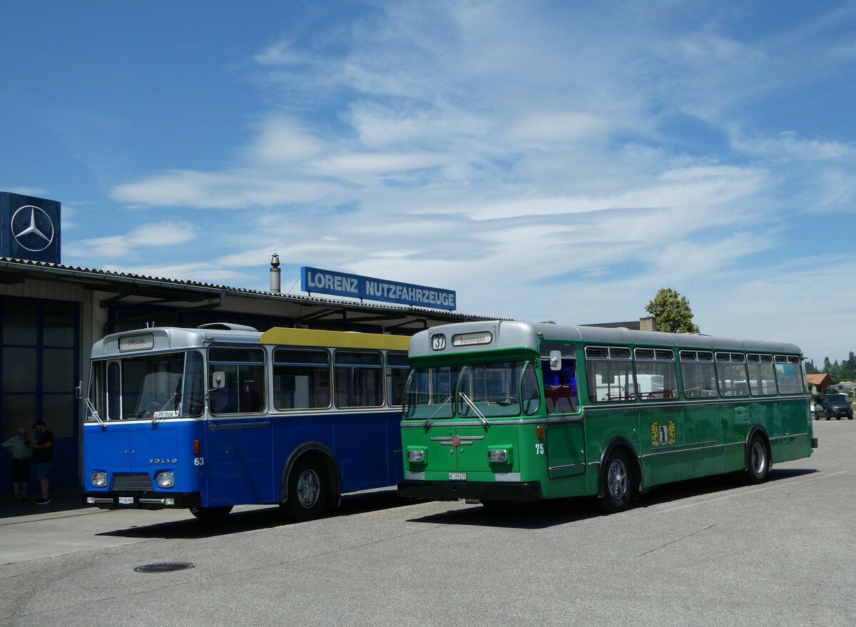 (251'734) - BVB Basel (RWB) - Nr. 75/BE 399'675 - FBW/FHS am 18. Juni 2023 in Lyssach, Lorenz