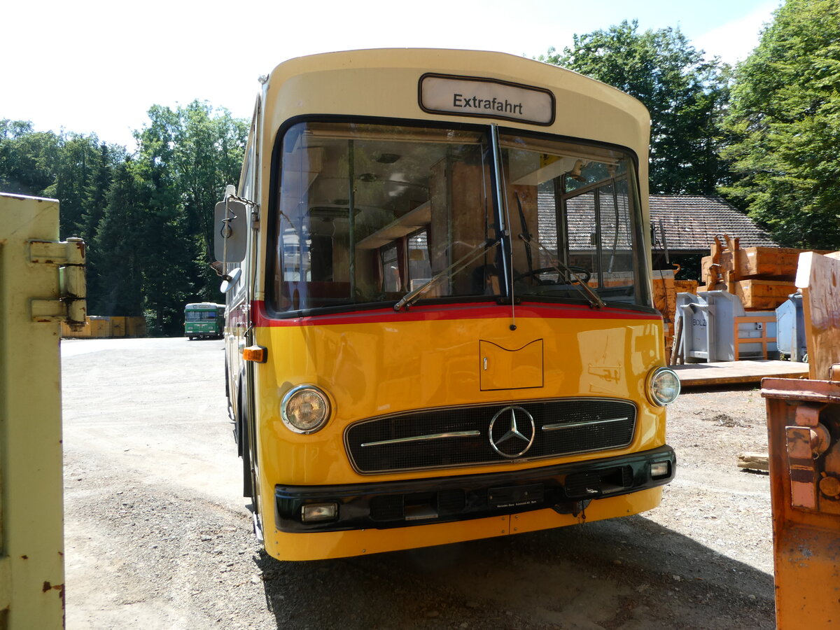 (251'751) - Schweizer, Schliern - Mercedes/R&J (ex SBE Wattenwil; ex Frommelt, FL-Vaduz) am 18. Juni 2023 in Oberburg, Ziegelgut