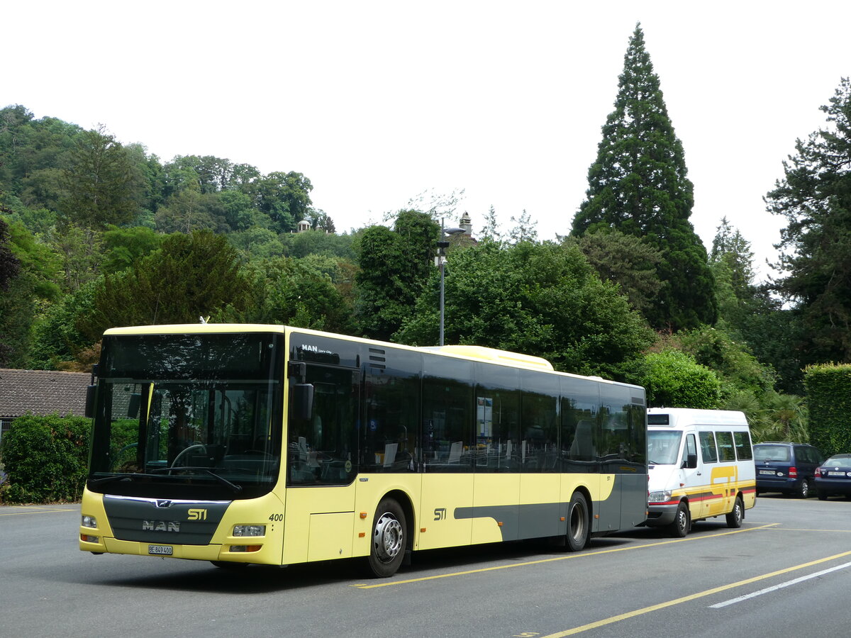 (251'893) - STI Thun - Nr. 400/BE 849'400 - MAN am 22. Juni 2023 bei der Schifflndte Thun