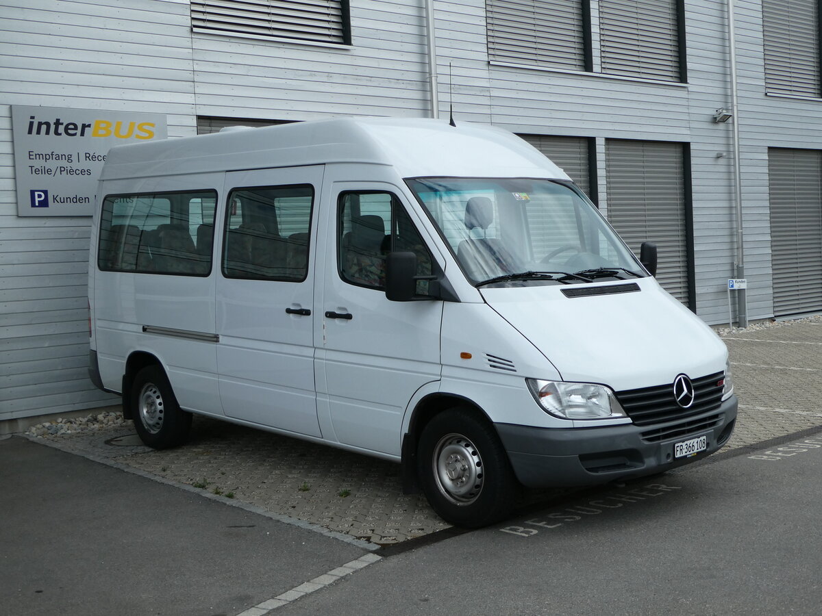 (252'242) - Interbus, Kerzers - FR 366'108 - Mercedes am 1. Juli 2023 in Kerzers, Interbus