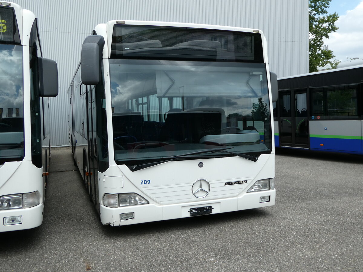 (252'302) - TPN Nyon - Nr. 209 - Mercedes am 2. Juli 2023 in Winterthur, EvoBus