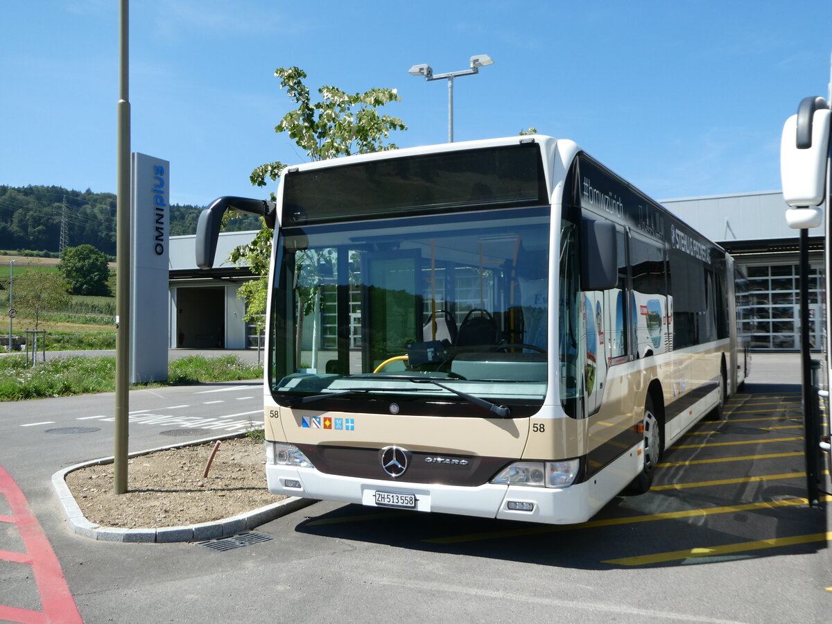 (253'620) - AZZK Zollikon - Nr. 58/ZH 513'558 - Mercedes am 11. August 2023 in Winterthur, EvoBus