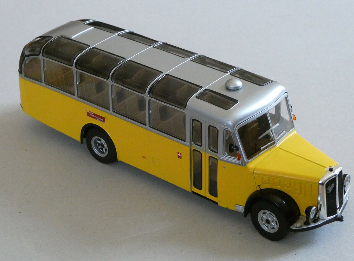 (256'064) - PTT-Regie - P 23'123 - Saurer/R&J am 9. Oktober 2023 in Thun (Modell)