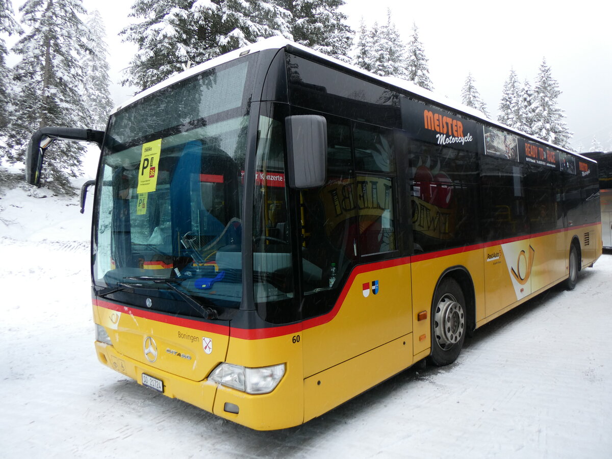 (258'305) - Wyss, Boningen - Nr. 60/SO 21'724/PID 5688 - Mercedes am 6. Januar 2024 in Adelboden, Unter dem Birg