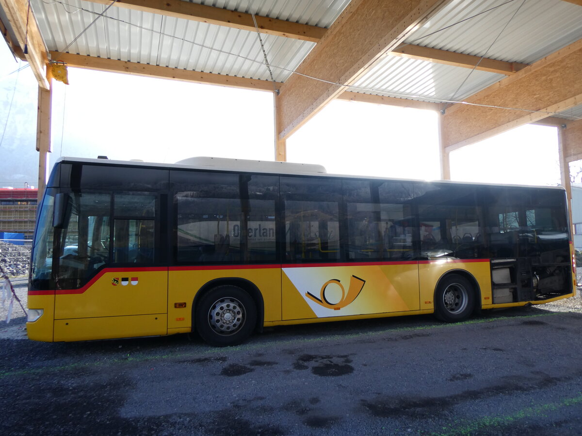 (258'660) - PostAuto Bern - PID 5151 - Mercedes am 12. Januar 2024 in Interlaken, Garage
