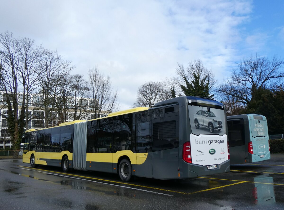 (259'480) - STI Thun - Nr. 712/BE 811'712 - Mercedes am 20. Februar 2024 bei der Schifflndte Thun