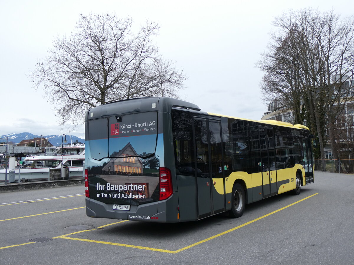 (260'244) - STI Thun - Nr. 180/BE 752'180 - Mercedes am 10. Mrz 2024 bei der Schifflndte Thun