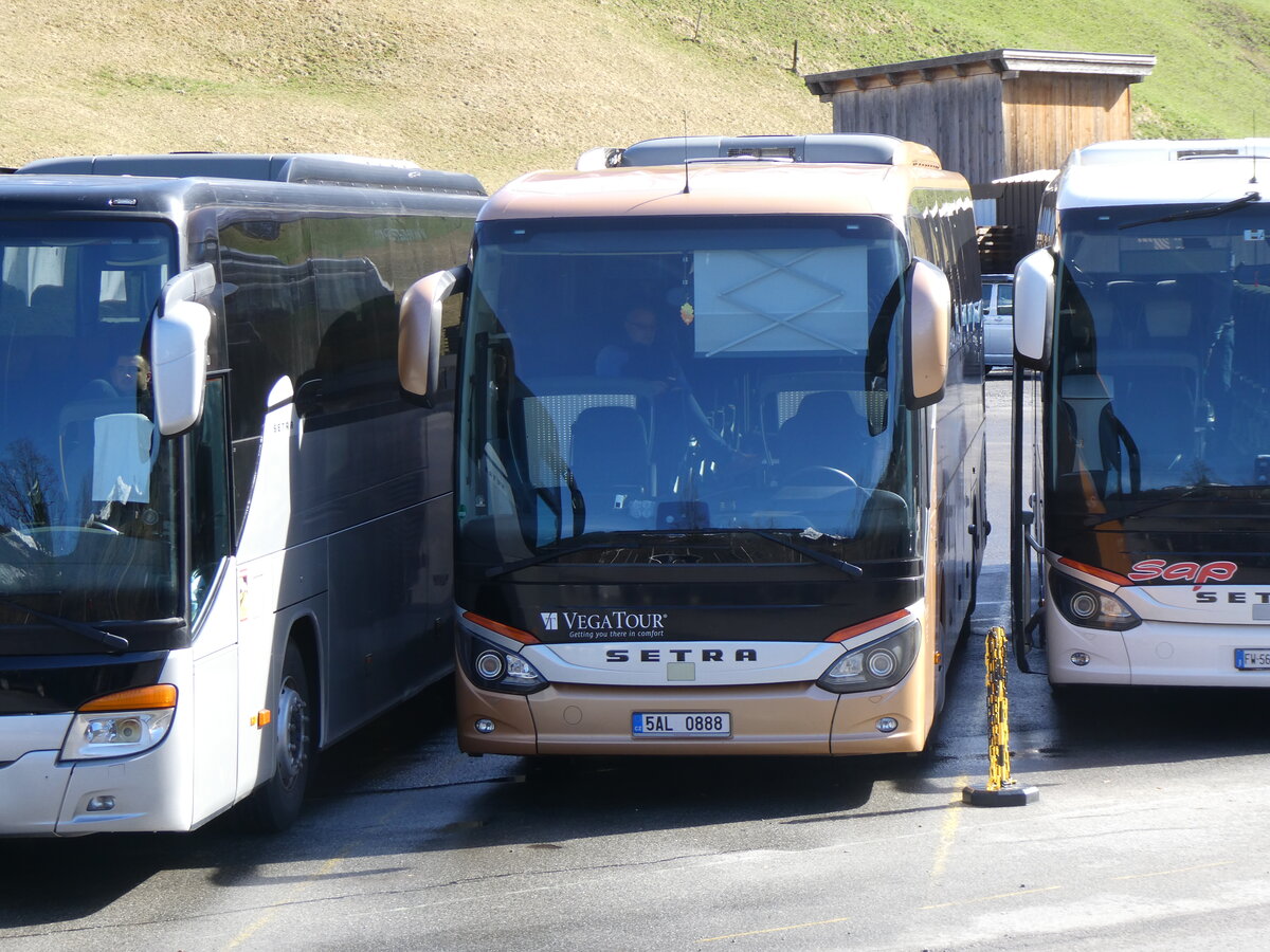 (260'486) - Aus Tschechien: Vega Tour, Praha - Nr. 246/5AL 0888 - Setra am 19. Mrz 2024 in Grindelwald, Grund