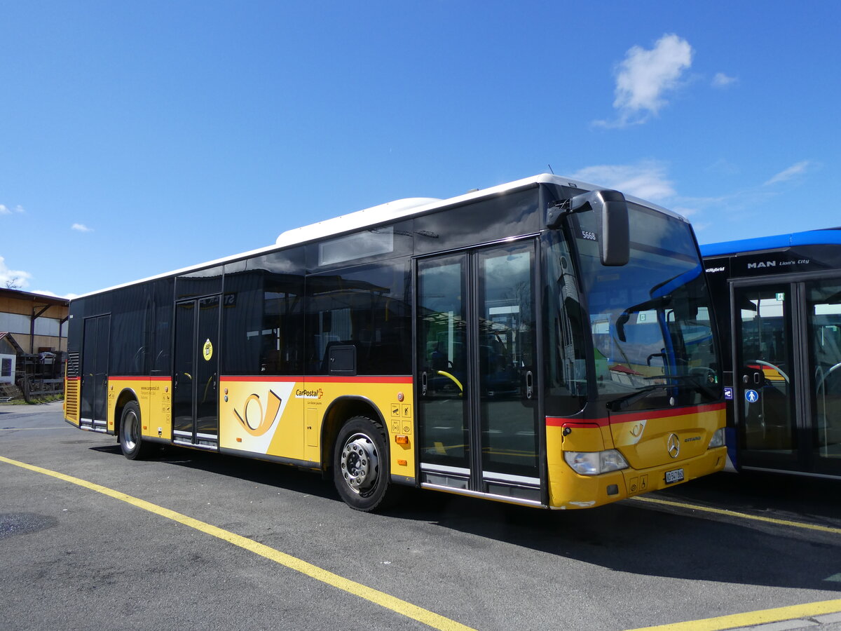 (260'671) - CarPostal Ouest - VD 547'860/PID 5668 - Mercedes (ex ARCC Aubonne) am 24. Mrz 2024 in Kerzers, Interbus