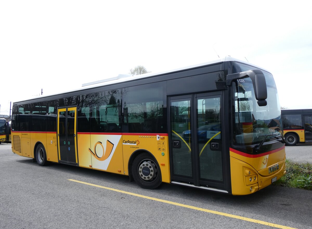 (260'834) - CarPostal Ouest - VD 457'063/PID 11'225 - Iveco am 29. Mrz 2024 in Yverdon, Garage