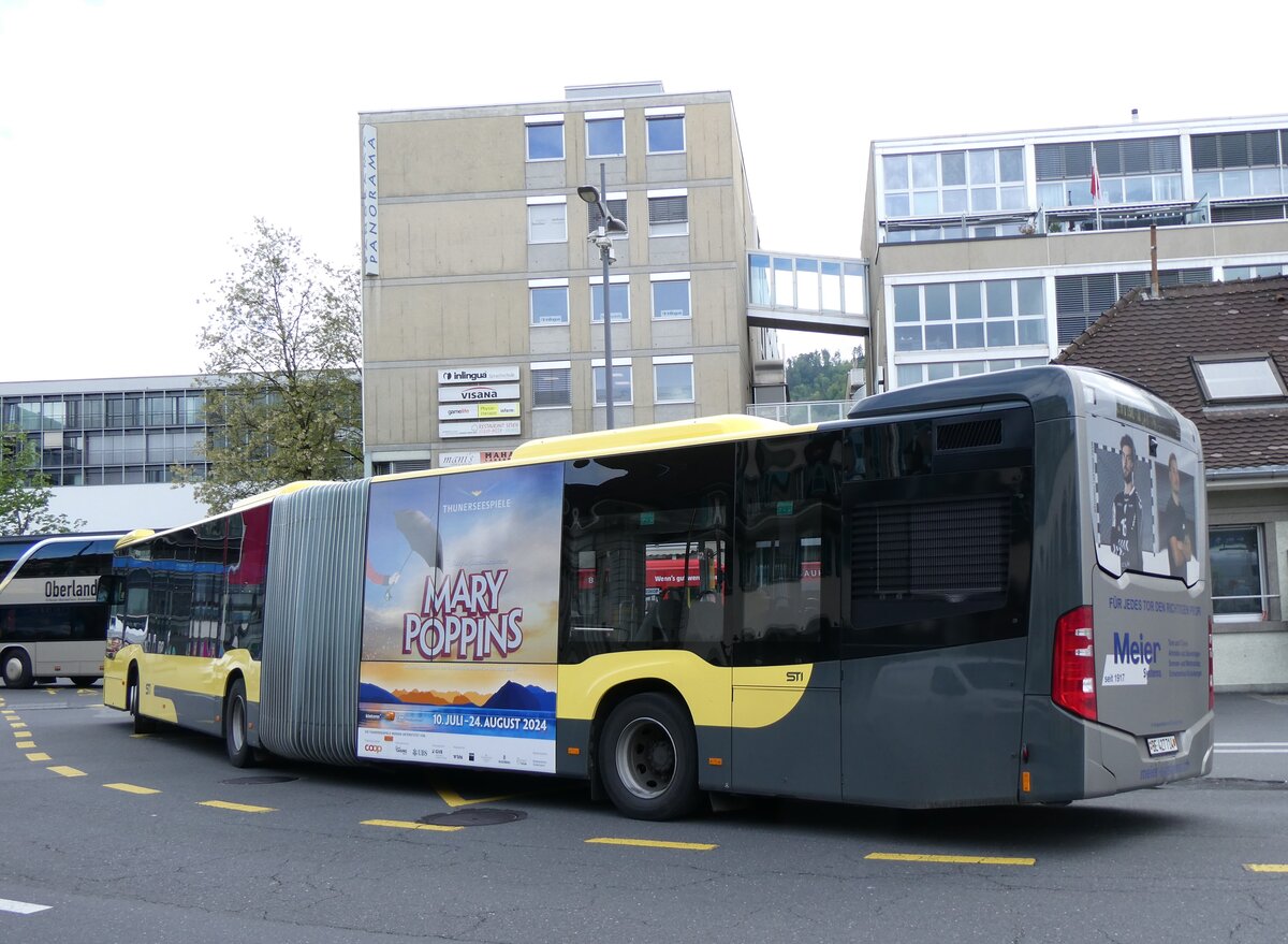 (262'401) - STI Thun - Nr. 714/BE 427'714 - Mercedes am 16. Mai 2024 beim Bahnhof Thun