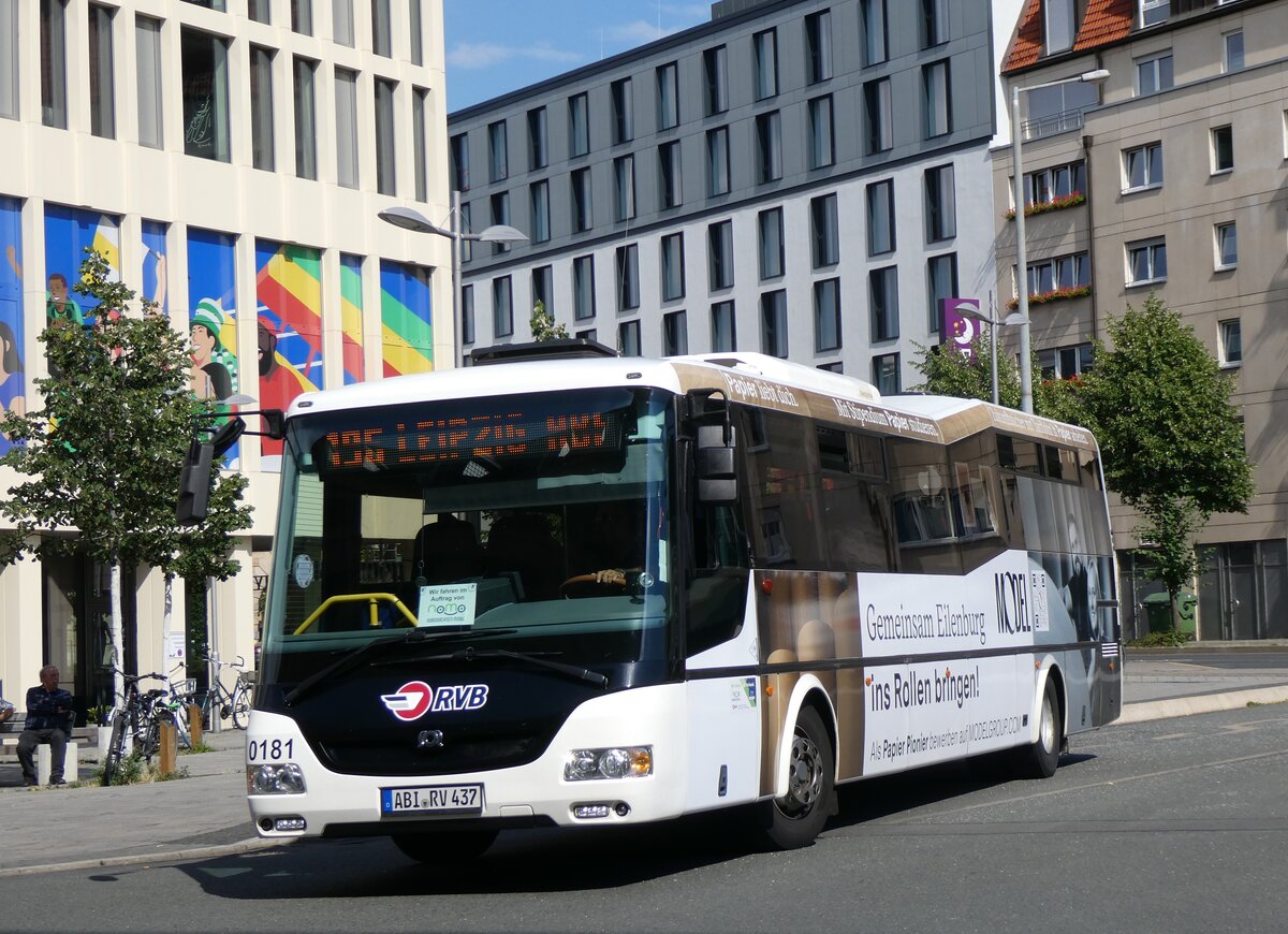 (264'746) - RVB Salzfurtkapelle - Nr. 181/ABI-RV 437 - SOR am 11. Juli 2024 beim Hauptbahnhof Leipzig