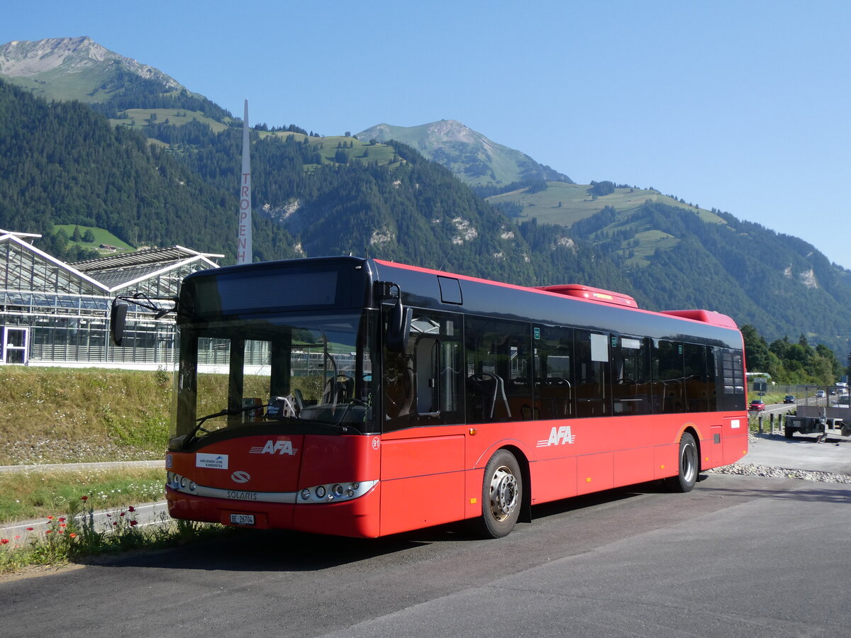 (265'318) - AFA Adelboden - Nr. 91/BE 26'704 - Solaris am 31. Juli 2024 in Frutigen, Garage