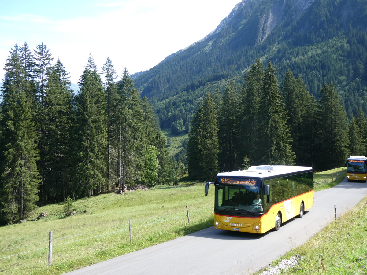 (265'591) - Flck, Brienz - Nr. 29/BE 868'729/PID 11'831 - Iveco am 13. August 2024 in Rosenlaui, Gletscherschlucht