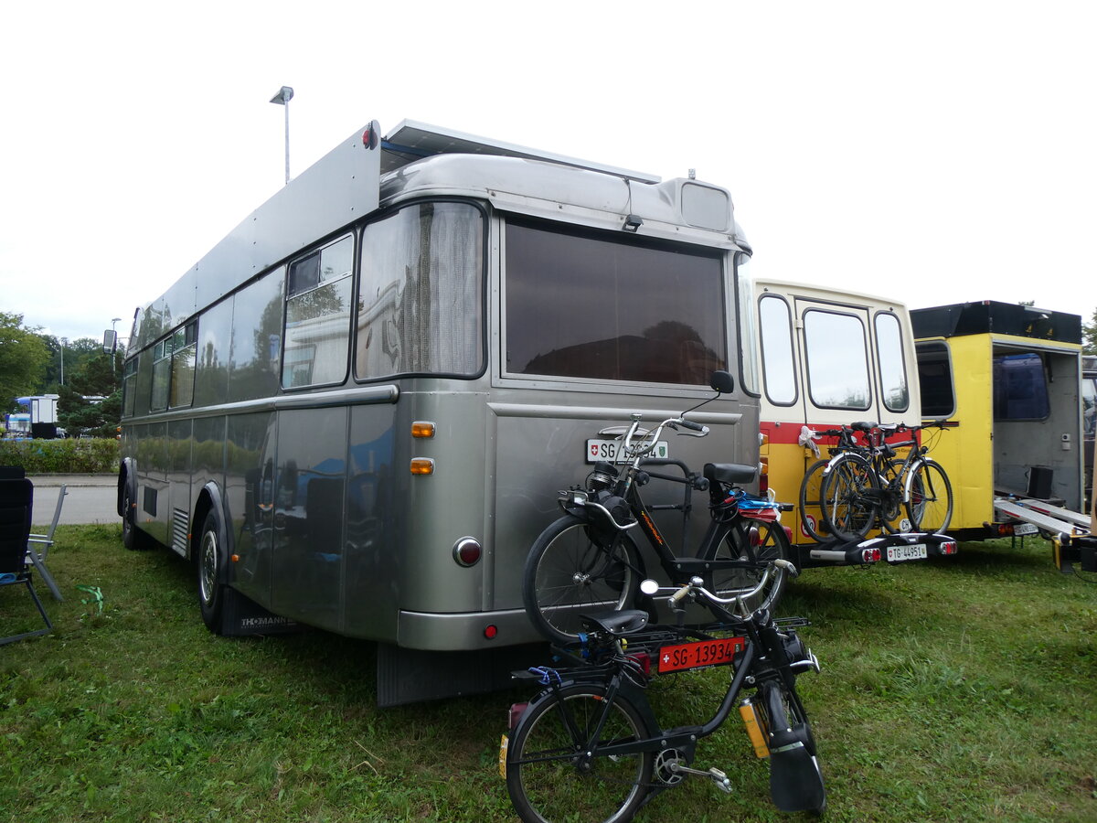 (265'872) - Schneider, Schmerikon - SG 13'934 - FBW/Tscher Hochlenker (ex Basler, Hofstetten; ex VBZ Zrich Nr. 244) am 17. August 2024 in Neuhausen, Langriet