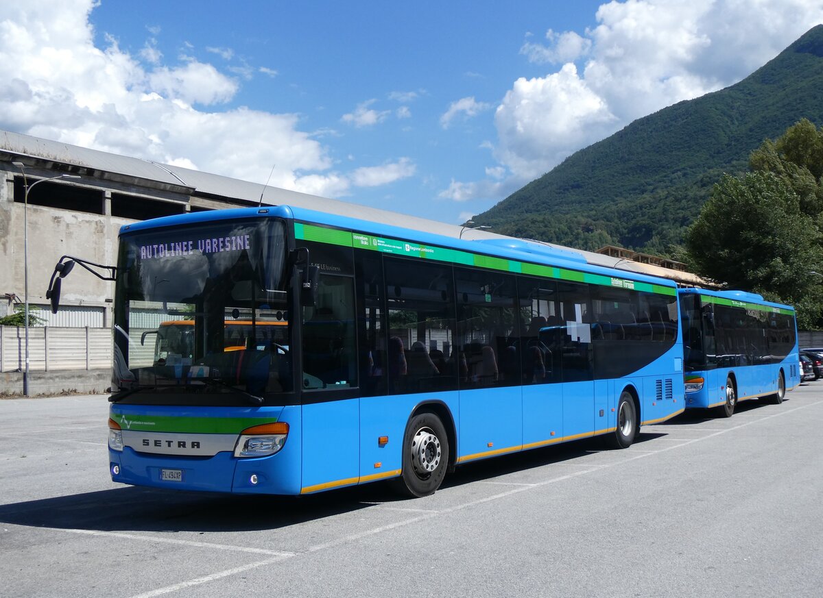 (266'062) - Autolinee Varesine, Varese - Nr. 145/FL-494 XP - Setra am 20. August 2024 beim Bahnhof Domodossola