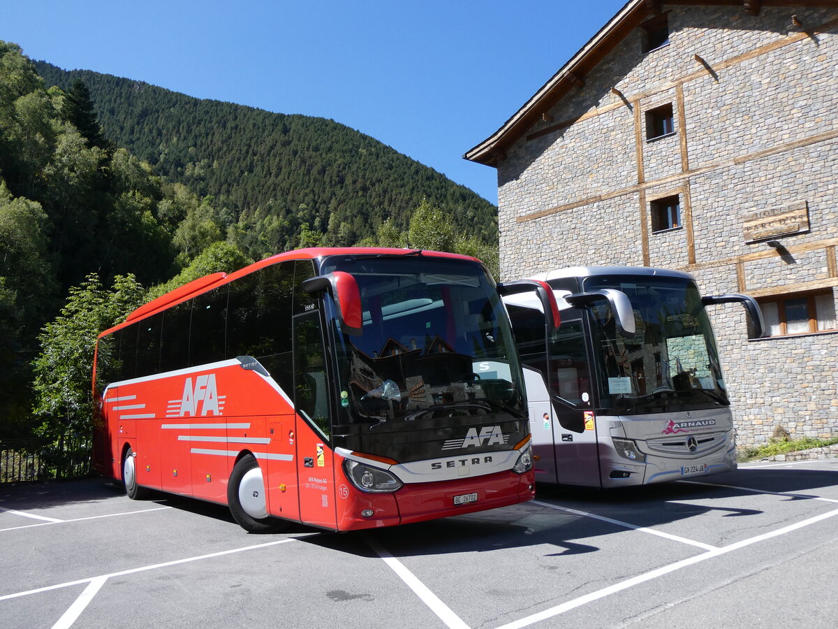 (267'099) - Aus der Schweiz: AFA Adelboden - Nr. 15/BE 26'702 - Setra am 17. September 2024 in Os de Civis