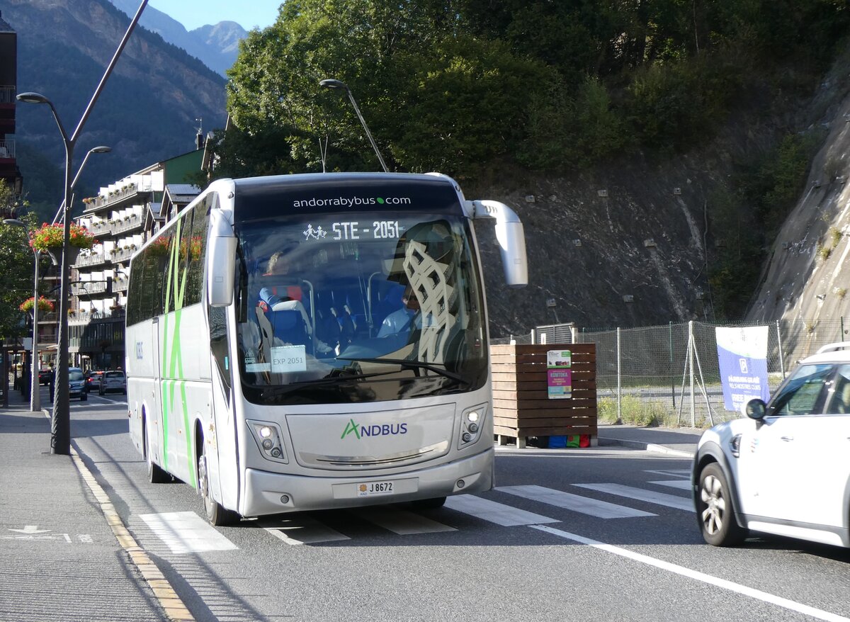 (267'145) - Andbus, Andorra la Vella - J8672 - ??? am 17. September 2024 in La Massana