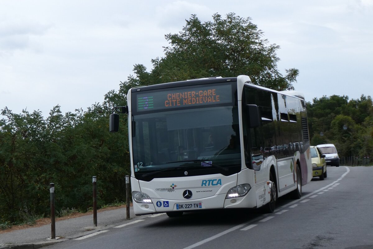 (267'366) - RTCA Carcassonne - Nr. 12/DK 227 TV - Mercedes am 20. September 2024 in Carcassonne, Cit Mdivale