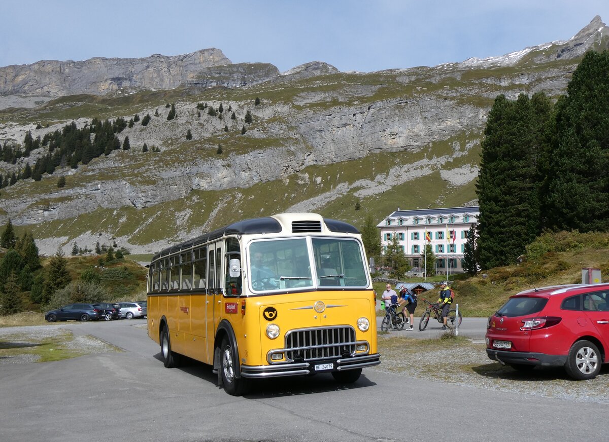 (267'461) - Gast, Reutigen - Nr. 1/BE 24'079 - FBW/FHS (ex Lambach, Gommiswald; ex Hotz, Rickenbach bei Wil/TG; ex P 24'079; ex P 21'579) am 22. September 2024 auf der Engstlenalp