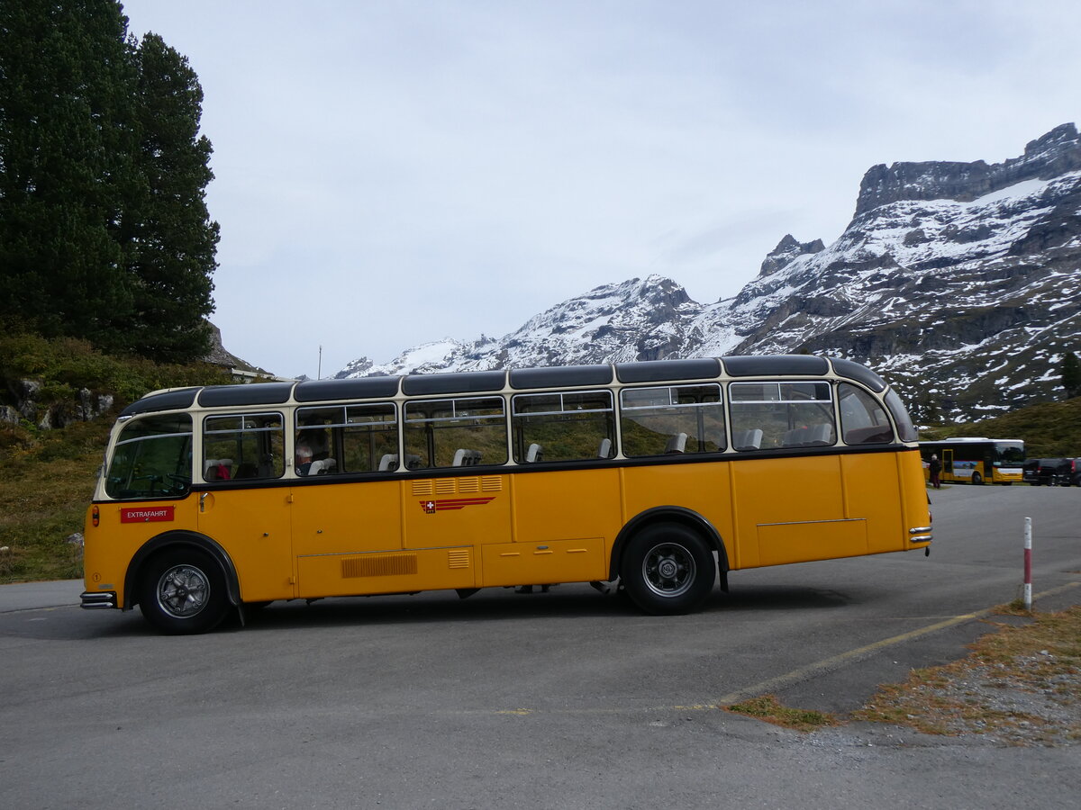 (267'475) - Gast, Reutigen - Nr. 1/BE 24'079 - FBW/FHS (ex Lambach, Gommiswald; ex Hotz, Rickenbach bei Wil/TG; ex P 24'079; ex P 21'579) am 22. September 2024 auf der Engstlenalp