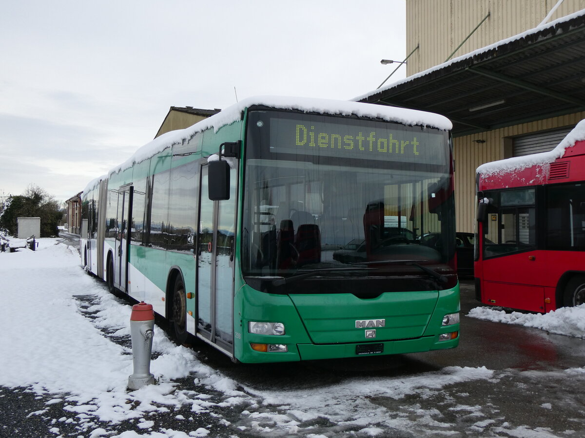 (269'373) - St. Gallerbus, St. Gallen - Nr. 298 - MAN am 23. November 2024 in Kesswil, Bustrans