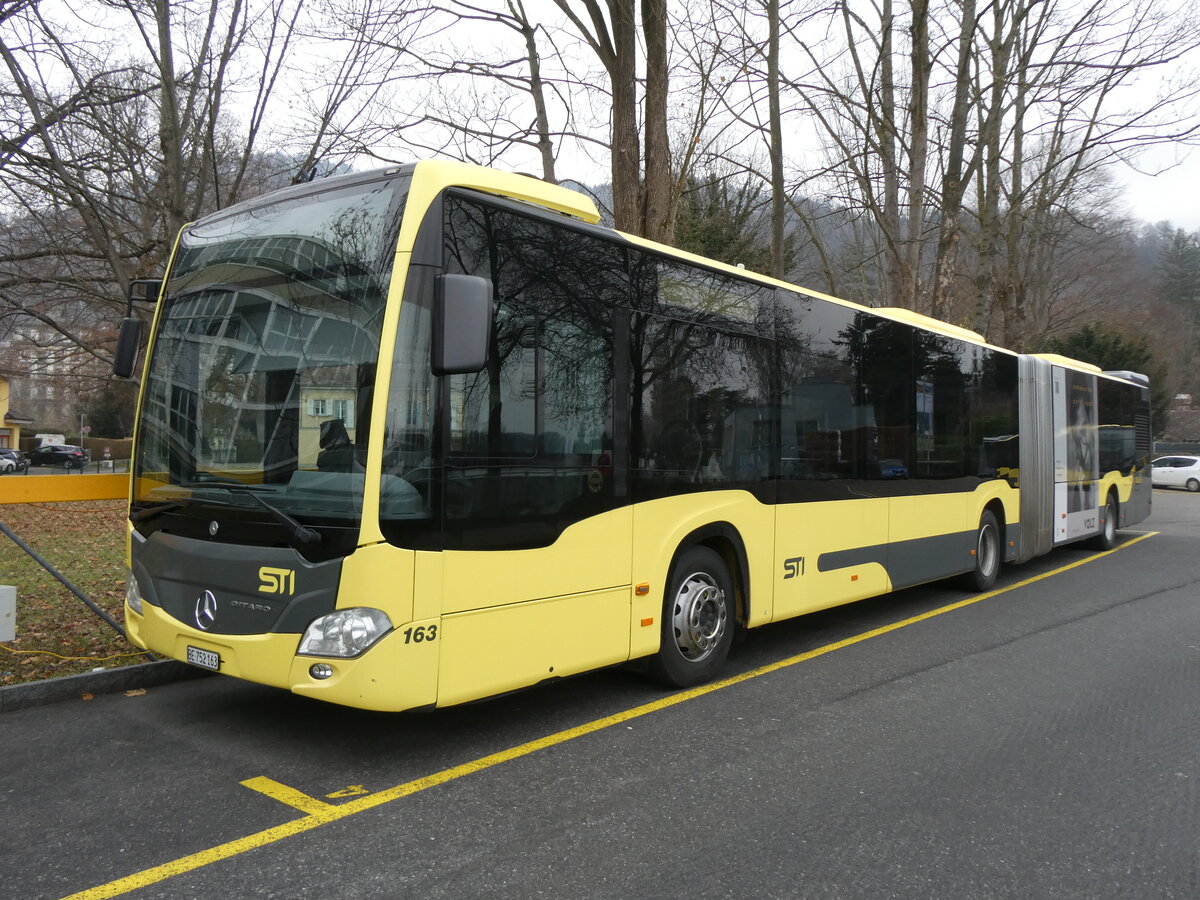 (269'846) - STI Thun - Nr. 163/BE 752'163 - Mercedes am 14. Dezember 2024 bei der Schiffl�ndte Thun