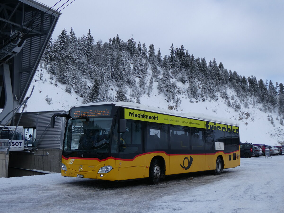 (270'064) - K�bli, Gstaad - BE 360'355/PID 11'857 - Mercedes (ex PostAuto Bern BE 538'988; ex PostAuto Bern BE 653'386) am 21. Dezember 2024 in Col du Pillon, Glacier 3000