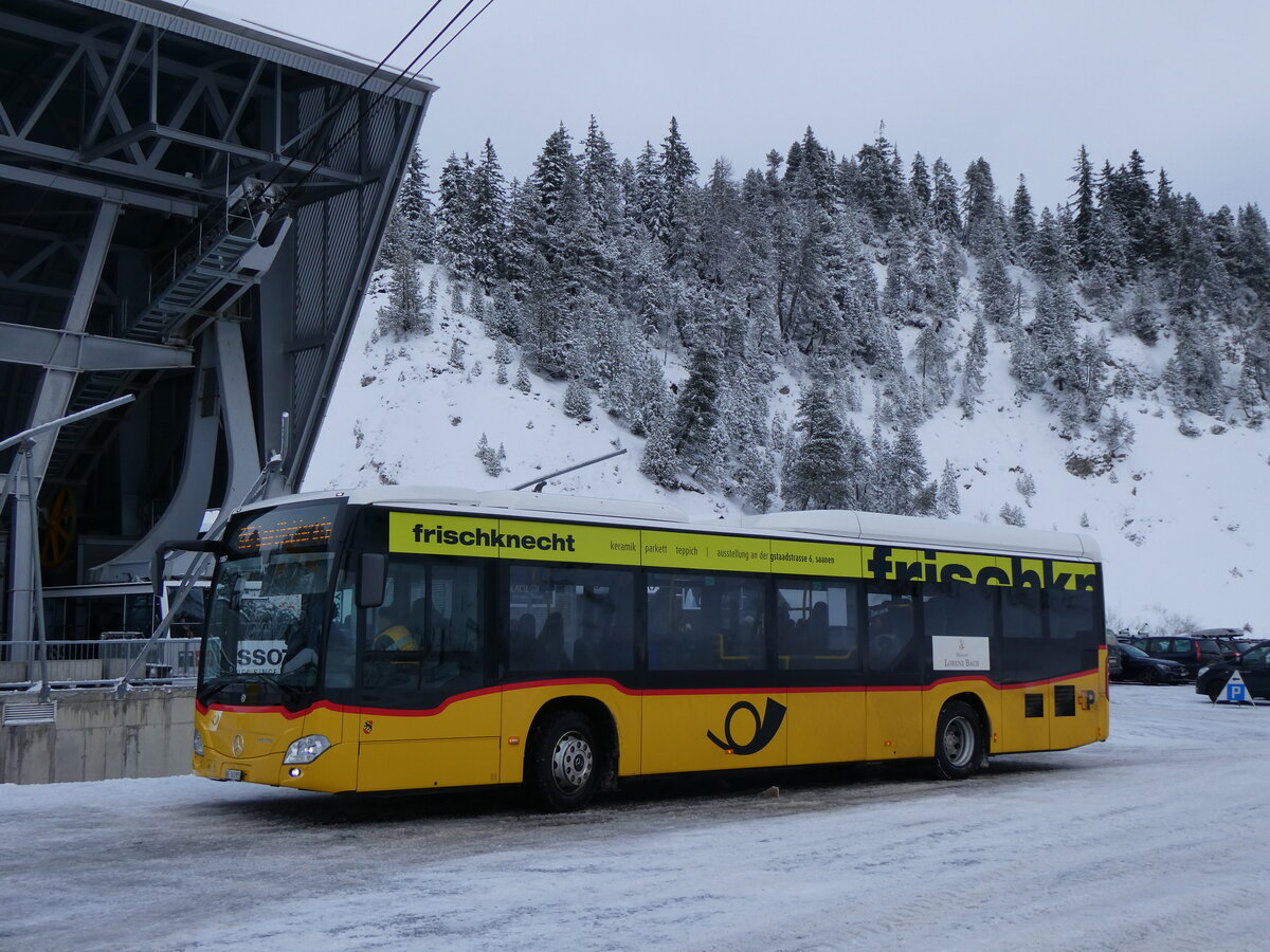 (270'065) - K�bli, Gstaad - BE 360'355/PID 11'857 - Mercedes (ex PostAuto Bern BE 538'988; ex PostAuto Bern BE 653'386) am 21. Dezember 2024 in Col du Pillon, Glacier 3000