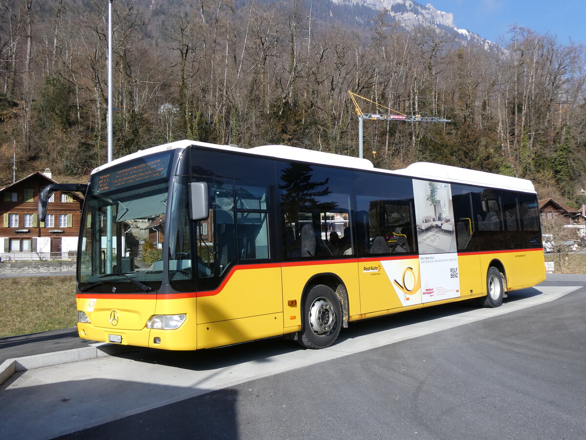(272'203) - PostAuto Bern - BE 610'544/PID 5417 - Mercedes (ex BE 538'988; ex BE 637'781) am 25. Februar 2025 in Ringgenberg, S�ge