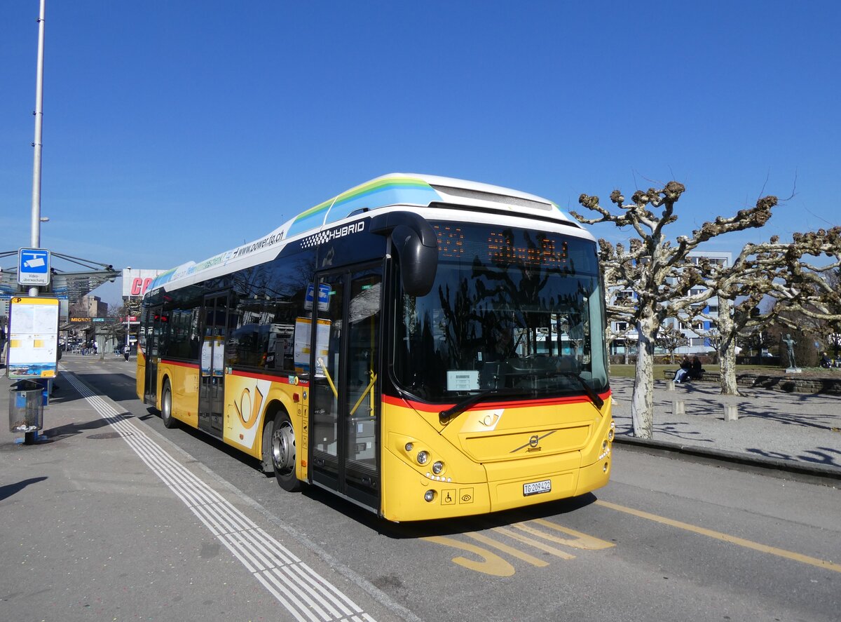 (272'636) - PostAuto Ostschweiz - TG 209'422/PID 10'471 - Volvo am 4. M�rz 2025 in Kreuzlingen, B�renplatz