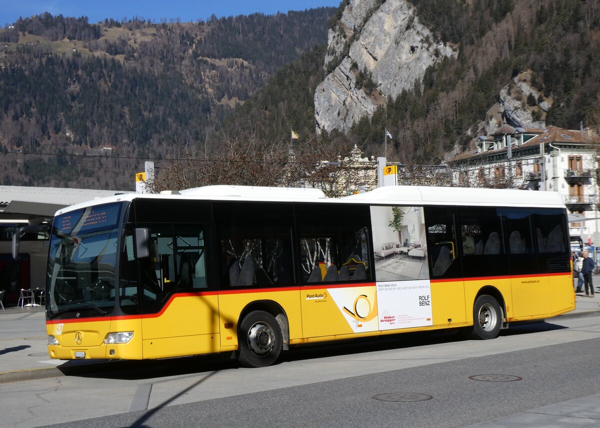 (272'667) - PostAuto Bern - BE 610'544/PID 5417 - Mercedes (ex BE 538'988; ex BE 637'781) am 7. M�rz 2025 beim Bahnhof Interlaken West