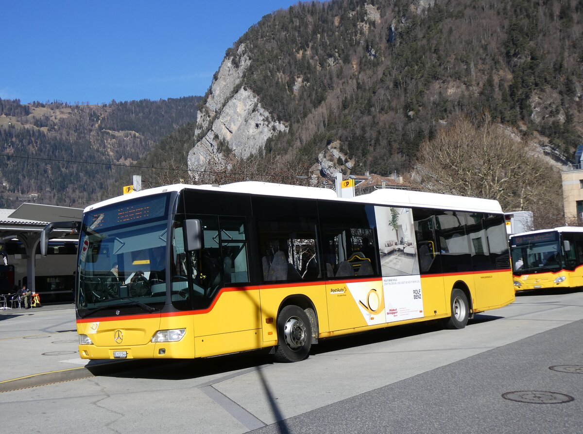(272'668) - PostAuto Bern - BE 610'544/PID 5417 - Mercedes (ex BE 538'988; ex BE 637'781) am 7. Mrz 2025 beim Bahnhof Interlaken West