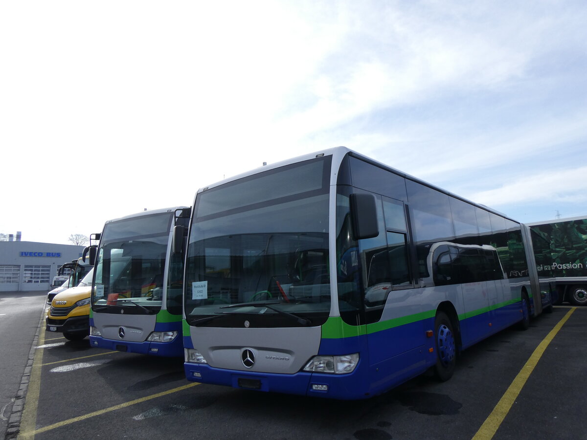 (272'718) - PostAuto Nordschweiz - PID 12'422 - Mercedes (ex TPL Lugano Nr. 406) am 9. Mrz 2025 in Kerzers, Interbus