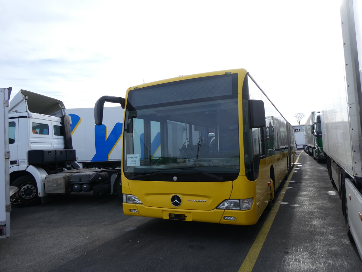 (272'723) - PostAuto Nordschweiz - PID 12'419 - Mercedes (ex AAGL Liestal Nr. 98) am 9. Mrz 2025 in Kerzers, Interbus