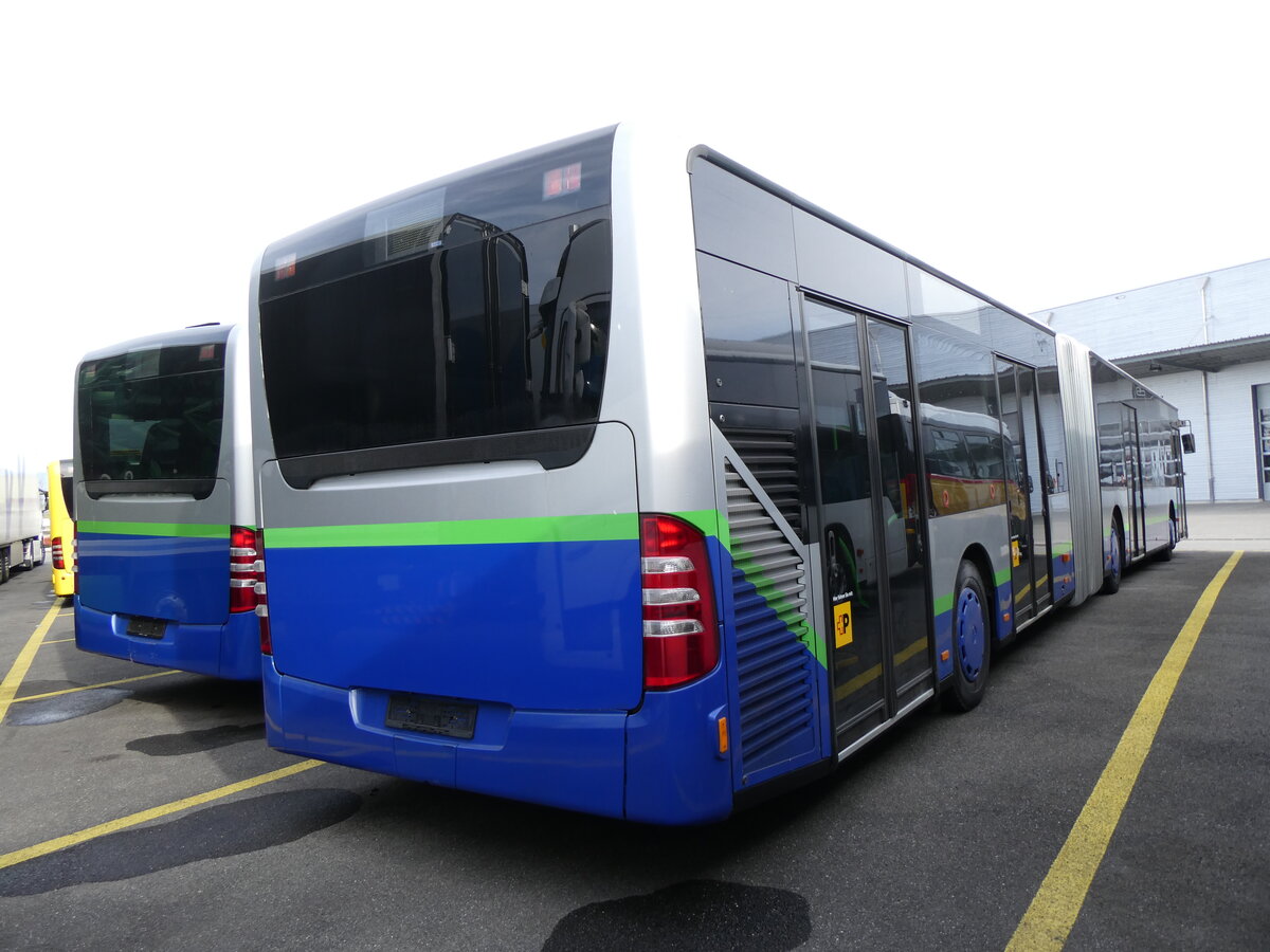 (272'727) - PostAuto Nordschweiz - PID 12'421 - Mercedes (ex TPL Lugano Nr. 405) am 9. Mrz 2025 in Kerzers, Interbus