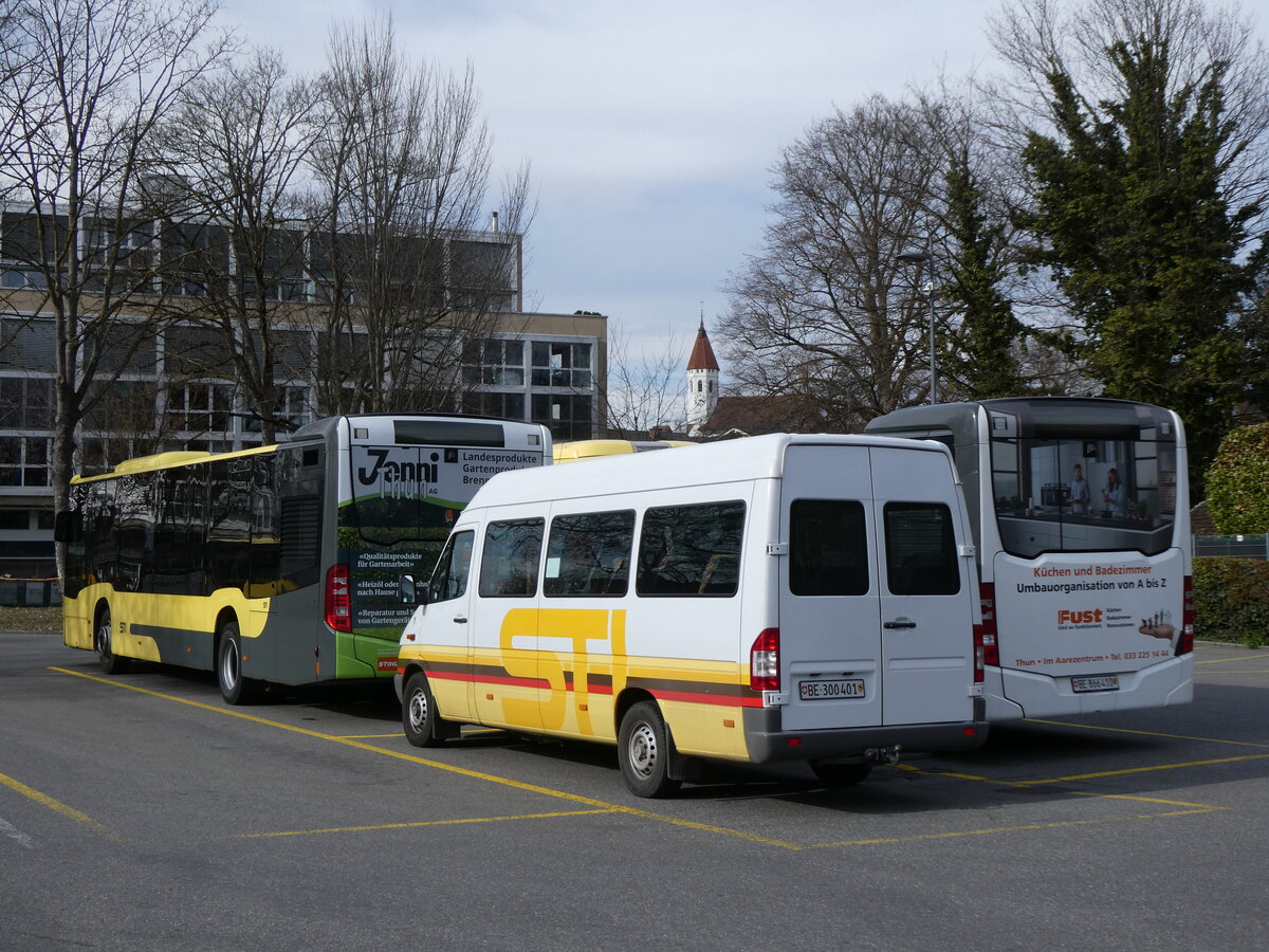 (272'820) - STI Thun - Nr. 1/BE 300'401 - Mercedes am 11. Mrz 2025 bei der Schifflndte Thun