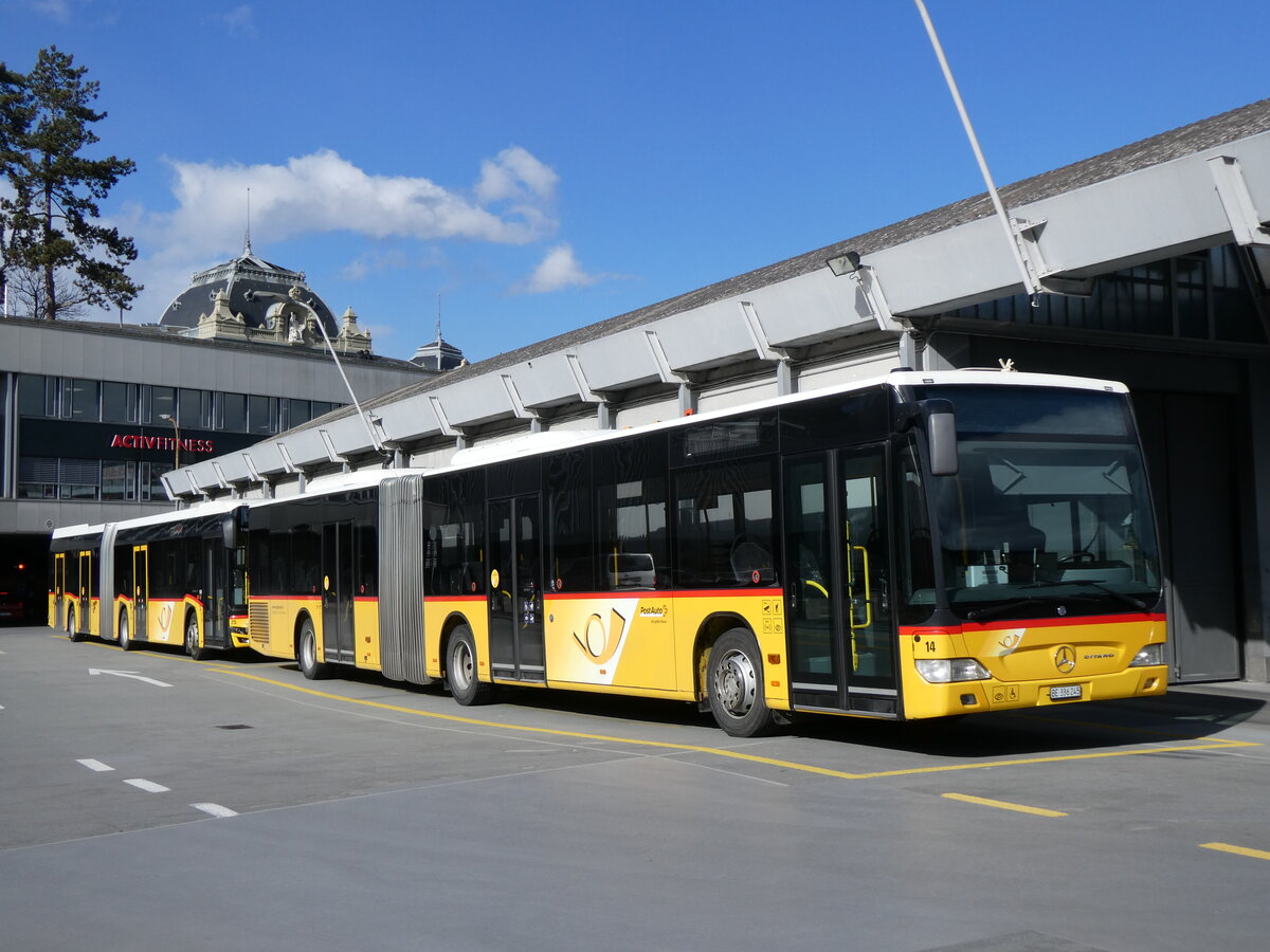 (272'861) - Steiner, Ortschwaben - Nr. 14/BE 336'245/PID 5422 - Mercedes am 13. Mrz 2025 in Bern, Postautostation